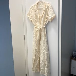 Wilfred Cream Shirt Dress - Size Large